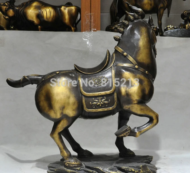 bi001128 24' Chinese Fengshui Bronze Zodiac Year Horse Successful Running Animal Statue
bi001128 24' Chinese Fengshui Bronze Zodiac Year Horse Successful Running Animal Statue