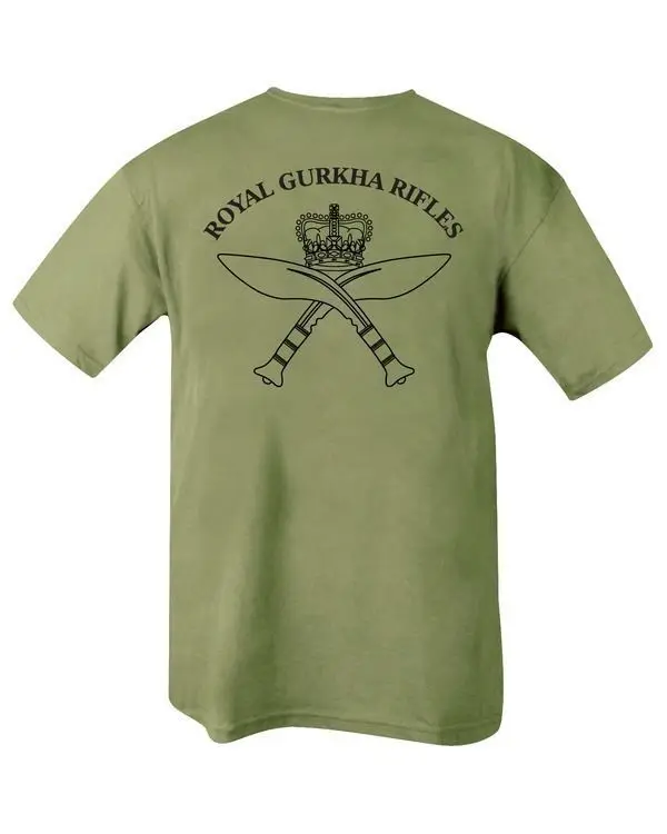 2019 for Tall and Big Men New Mens Military Outdoorer Royal Gurkha Rifles 100% Cotton Green T-Shirt Tshirtt-Shirt Fashion
2019 for Tall and Big Men New Mens Military Outdoorer Royal Gurkha Rifles 100% Cotton Green T-Shirt Tshirtt-Shirt Fashion