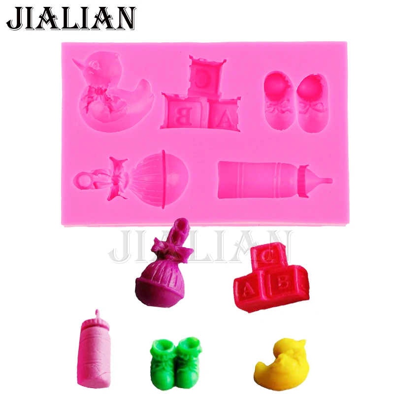 Free shipping Baby shoes, baby bottles ABC letters chocolate cake decorating tools DIY baking fondant silicone mold T0454
Free shipping Baby shoes, baby bottles ABC letters chocolate cake decorating tools DIY baking fondant silicone mold T0454