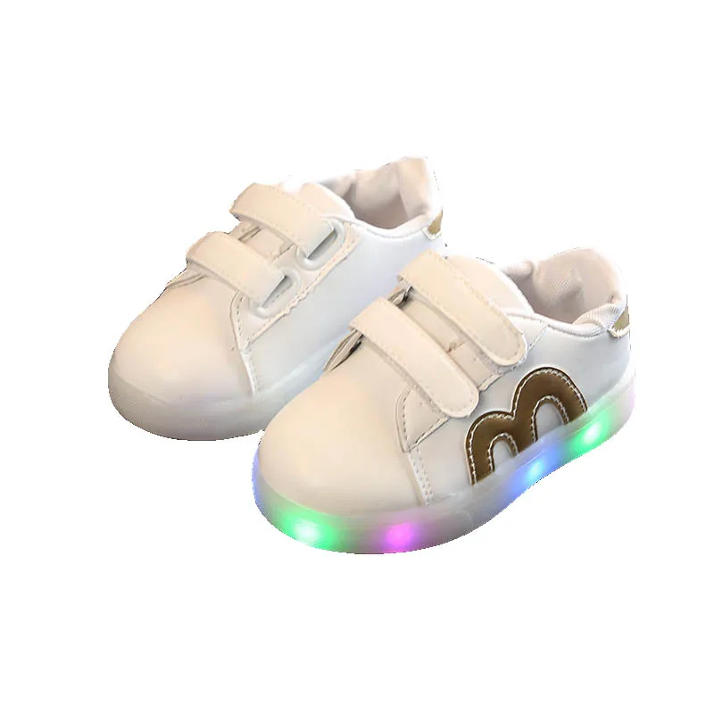 Glow Baby Shoes PU Sports Leisure Letter Fashion Flash Shine Baby Girl Shoes Spring Light Baby Boy Shoes First Walkers
Glow Baby Shoes PU Sports Leisure Letter Fashion Flash Shine Baby Girl Shoes Spring Light Baby Boy Shoes First Walkers