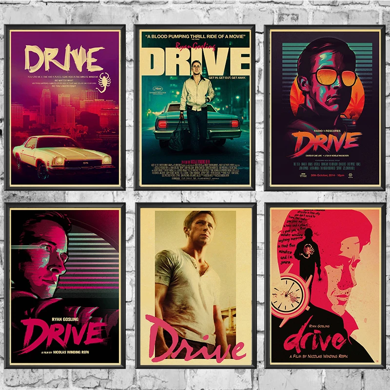 Drive ryan gosling Movie Poster Kraft Paper Printed Wall Posters Art Home Room Painting Wall Picture/Stickers
Drive ryan gosling Movie Poster Kraft Paper Printed Wall Posters Art Home Room Painting Wall Picture/Stickers