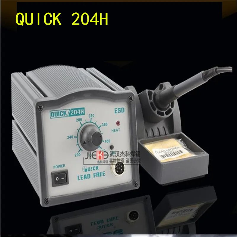 QUICK204H High-frequency Lead-free Temperature Soldering Station, Desktop Electric Iron, Antistatic Soldering Station 90W,
QUICK204H High-frequency Lead-free Temperature Soldering Station, Desktop Electric Iron, Antistatic Soldering Station 90W,
