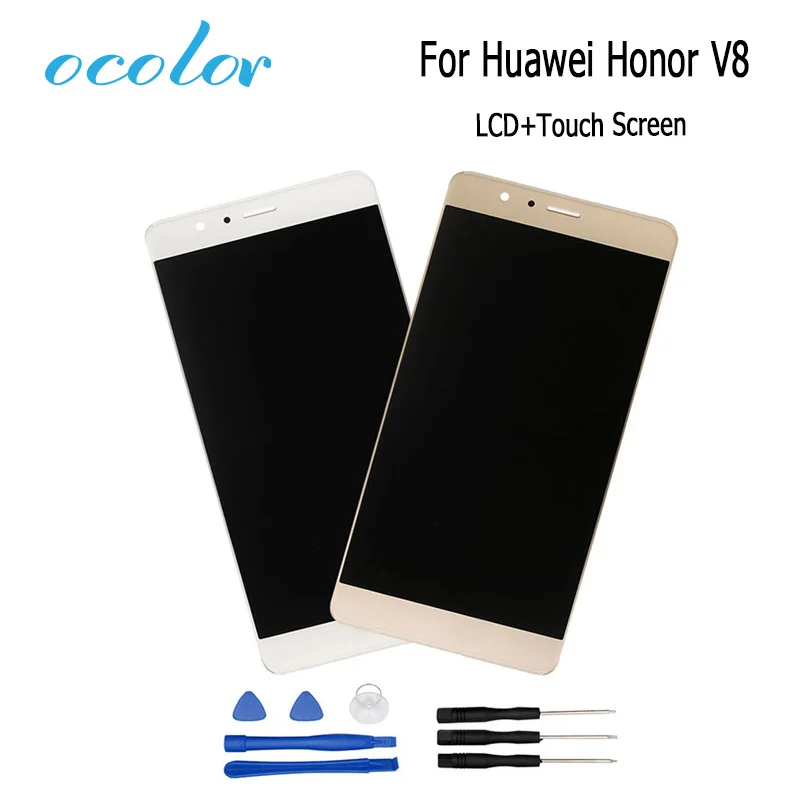 Ocolor для huawei Honor V8 ЖК дисплей дигитайзер сенсорный экран в сборе Премиум Версия
