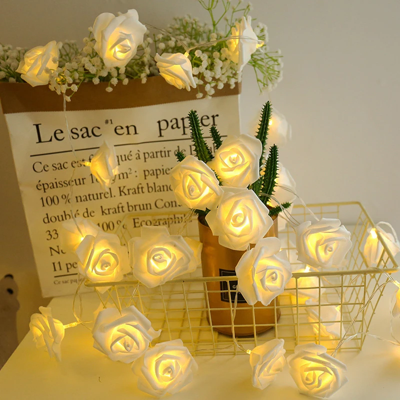 10M 100 Bulbs Rose Christmas Garland LED Lights String Bedroom Fairy Lights Decoration For Holiday Party Wedding Home Lighting
10M 100 Bulbs Rose Christmas Garland LED Lights String Bedroom Fairy Lights Decoration For Holiday Party Wedding Home Lighting