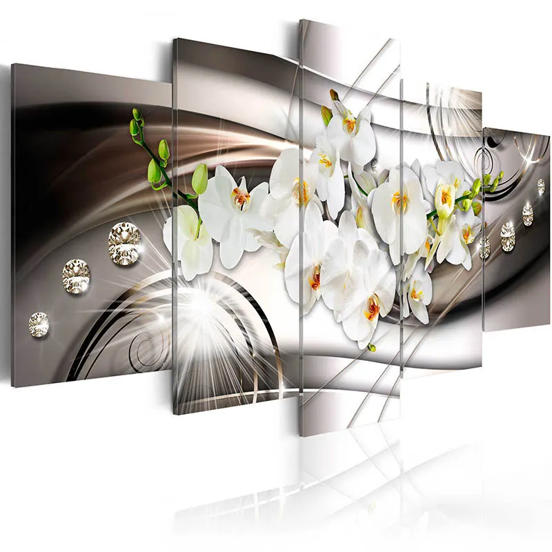 5 Pieces Classical Canvas Painting Orchids Flowers Wall Art Colorful Flora Posters and Prints Pictures for Girls Room Home Decor
5 Pieces Classical Canvas Painting Orchids Flowers Wall Art Colorful Flora Posters and Prints Pictures for Girls Room Home Decor