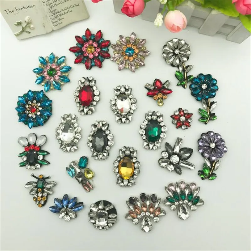 1PCS Rhinestones applique beads flower patches for clothing sewing beading applique clothes shoes bags decoration parches
1PCS Rhinestones applique beads flower patches for clothing sewing beading applique clothes shoes bags decoration parches