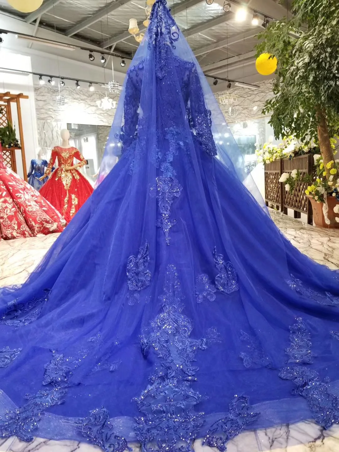 2019 High Neck Quinceanera Dresses 15 Years Ball Gown Tulle Sweet 16 Fairy Gowns Puffy High Neck Royal Blue Lace Vestidos De 15
2019 High Neck Quinceanera Dresses 15 Years Ball Gown Tulle Sweet 16 Fairy Gowns Puffy High Neck Royal Blue Lace Vestidos De 15