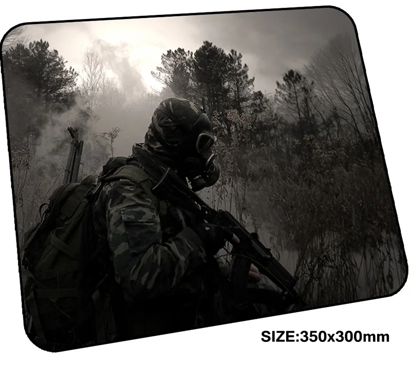 Коврик для мыши stalker computador gamer mause pad 350x300 мм padmouse HD шаблон Для Мыши Эргономичный