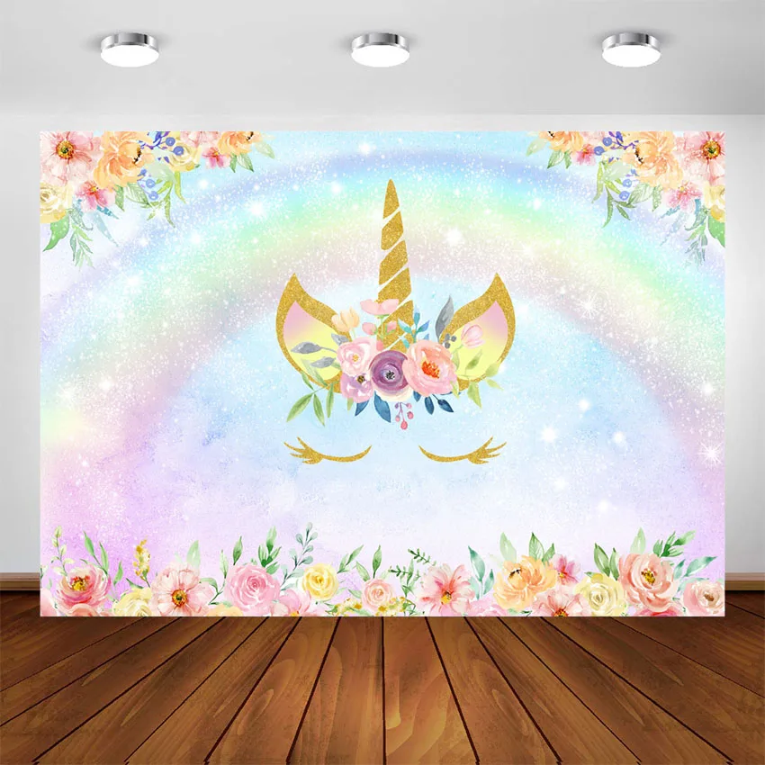 Unicorn Backdrop for Party Decoration Rainbow Unicorn Birthday Baby Shower Background for Photography Photo Booth Studio
Unicorn Backdrop for Party Decoration Rainbow Unicorn Birthday Baby Shower Background for Photography Photo Booth Studio