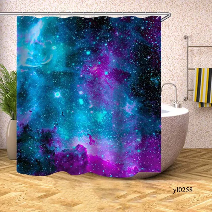 Universe Shower Curtains Purple Starry Sky Waterproof Bath Curtains for Bathroom Bathtub Large Wide Bathing Cover Rideau De Bain
Universe Shower Curtains Purple Starry Sky Waterproof Bath Curtains for Bathroom Bathtub Large Wide Bathing Cover Rideau De Bain