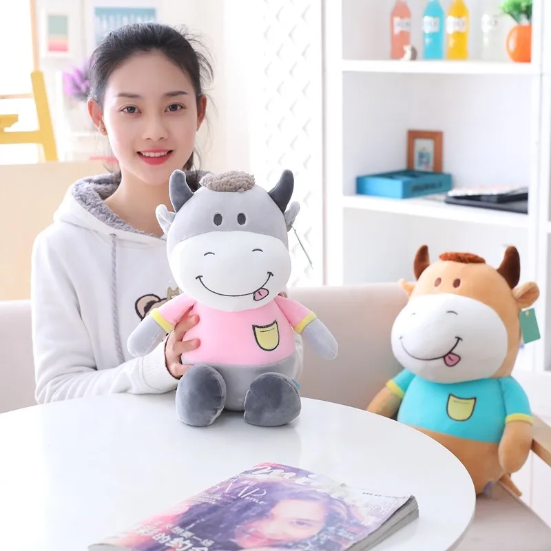 about 30cm lovely cartoon cattle plush toy soft doll throw pillow Christmas gift s2566
about 30cm lovely cartoon cattle plush toy soft doll throw pillow Christmas gift s2566