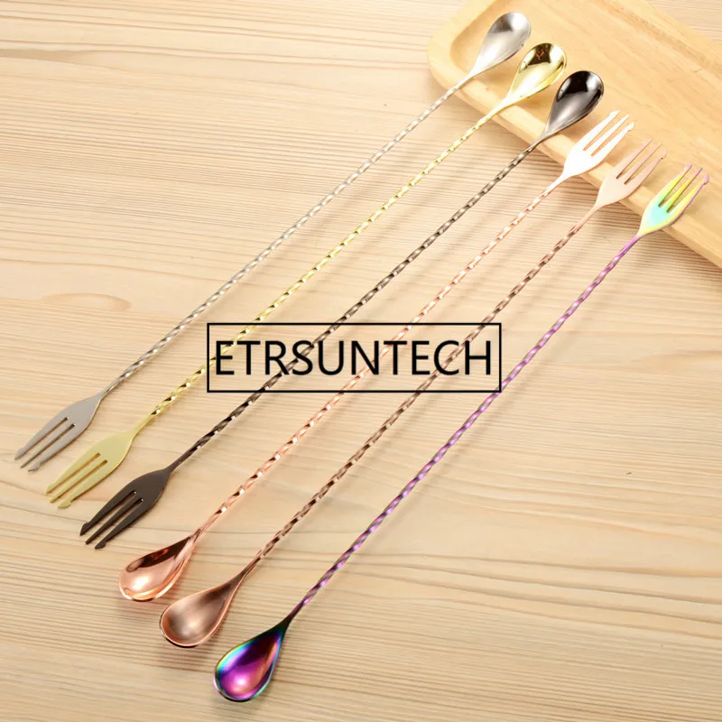 30cm 40cm 50cmStainless Steel Trident Bar Spoon Bar Spoon with Fork Cocktail Drink Mixer Bar Stirring Mixing
30cm 40cm 50cmStainless Steel Trident Bar Spoon Bar Spoon with Fork Cocktail Drink Mixer Bar Stirring Mixing