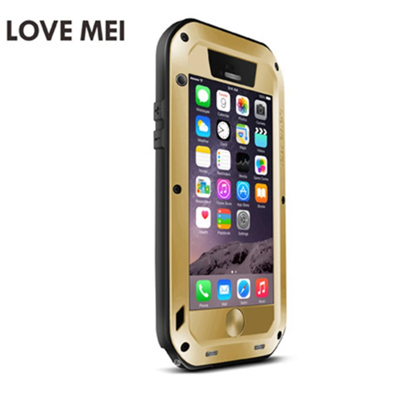 LOVE MEI Aluminum Metal Case For iPhone 6s Plus Armor Shockproof Life Waterproof Cover For iPhone 6s Capa Phone Cover Case
LOVE MEI Aluminum Metal Case For iPhone 6s Plus Armor Shockproof Life Waterproof Cover For iPhone 6s Capa Phone Cover Case
