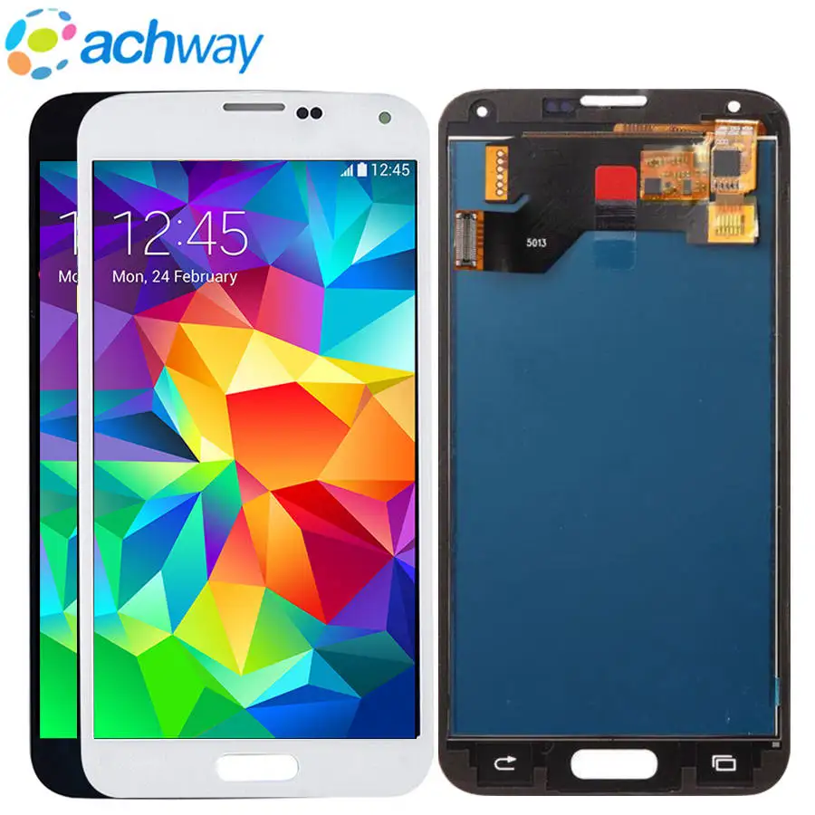Высококачественный полный ЖК-дисплей для Samsung S5, ЖК-дисплей G900F, ЖК-экран с сенсорным дигитайзером в сборе для Samsung Galaxy S5 G900 G900F, ЖК-дисплей
Высококачественный полный ЖК-дисплей для Samsung S5, ЖК-дисплей G900F, ЖК-экран с сенсорным дигитайзером в сборе для Samsung Galaxy S5 G900 G900F, ЖК-дисплей