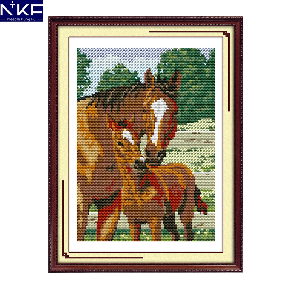 NKF Mom Sons Deep Love Pattern DIY Kits Handmade Craft Needlework Cross Stitch Set Embroidery Animal Design Stitching Home Decor
NKF Mom Sons Deep Love Pattern DIY Kits Handmade Craft Needlework Cross Stitch Set Embroidery Animal Design Stitching Home Decor