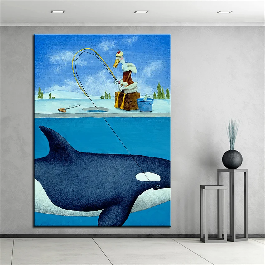 Large size Printing Oil Painting fishing stories Wall painting Wall Art Decoration Picture For Living Room painting No Frame
Large size Printing Oil Painting fishing stories Wall painting Wall Art Decoration Picture For Living Room painting No Frame