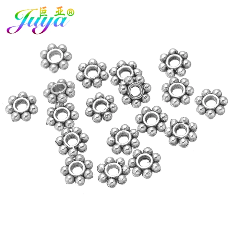 Juya 6mm Antique Silver Color Snowflake Spacers Beads For Natural Stones Beading Jewelry DIY Making
Juya 6mm Antique Silver Color Snowflake Spacers Beads For Natural Stones Beading Jewelry DIY Making