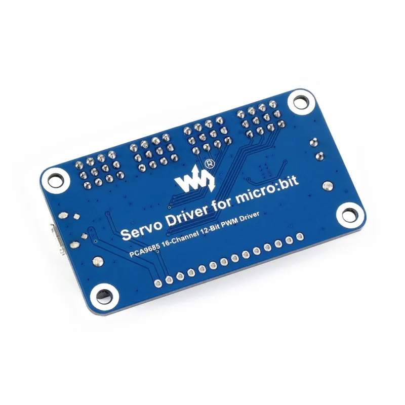 Servo Driver for micro:bit, 16-Channel,12-bit,I2C Interface,Up to 16-Channel servo/PWM output 12-bit resolution for each channel
Servo Driver for micro:bit, 16-Channel,12-bit,I2C Interface,Up to 16-Channel servo/PWM output 12-bit resolution for each channel