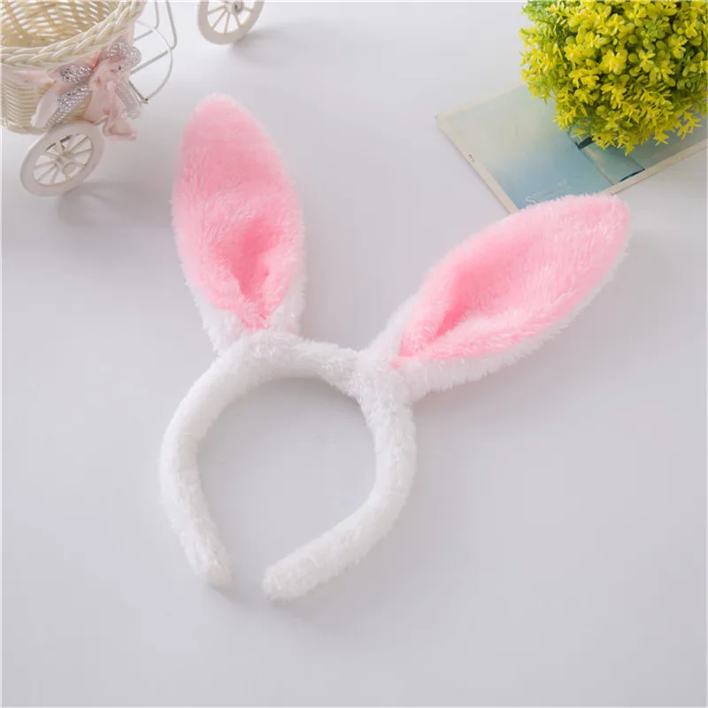 Sweet Cute Plush Pink Rabbit Ears Headband Wool Hair Band Animal Cartoon Halloween Party Festival Headbands Hair Accessories
Sweet Cute Plush Pink Rabbit Ears Headband Wool Hair Band Animal Cartoon Halloween Party Festival Headbands Hair Accessories