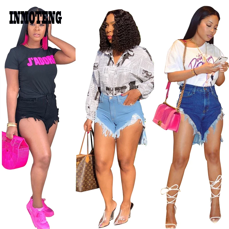 INMOTENG Women Summer Hole Hem Irregular High Waist Boot Cut Short Jeans Fashion Vintage Tassel Short Denim Pants Trousers S-XXL
INMOTENG Women Summer Hole Hem Irregular High Waist Boot Cut Short Jeans Fashion Vintage Tassel Short Denim Pants Trousers S-XXL