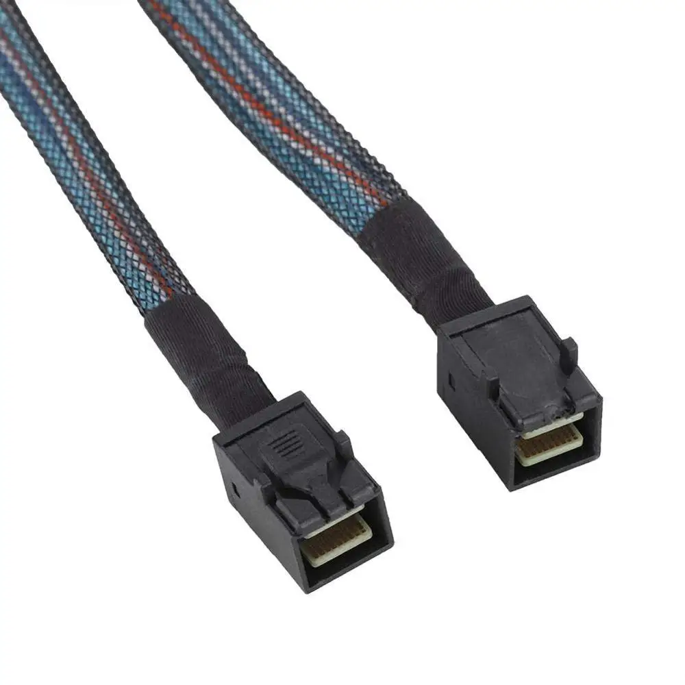 Кабель Mini-SAS кабель SFF-8643-SFF-8643 совместим с SAS 3 0 12G 1 метр | Электроника