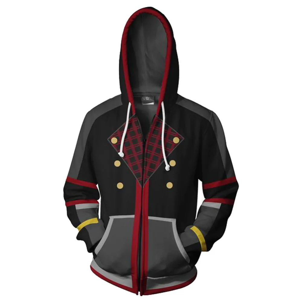 Kingdom Hearts Sora Zipper Jacket Hooded Sweatshirt Pullover Kingdom Hearts Sora Cosplay hoodie
Kingdom Hearts Sora Zipper Jacket Hooded Sweatshirt Pullover Kingdom Hearts Sora Cosplay hoodie