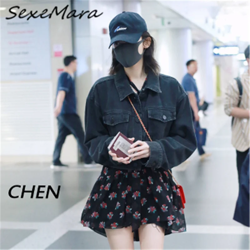 Slim Short Fashion Denim Jacket Plus Size 2019 Vintage Black Spring Print Solid Denim Jacket Women
Slim Short Fashion Denim Jacket Plus Size 2019 Vintage Black Spring Print Solid Denim Jacket Women