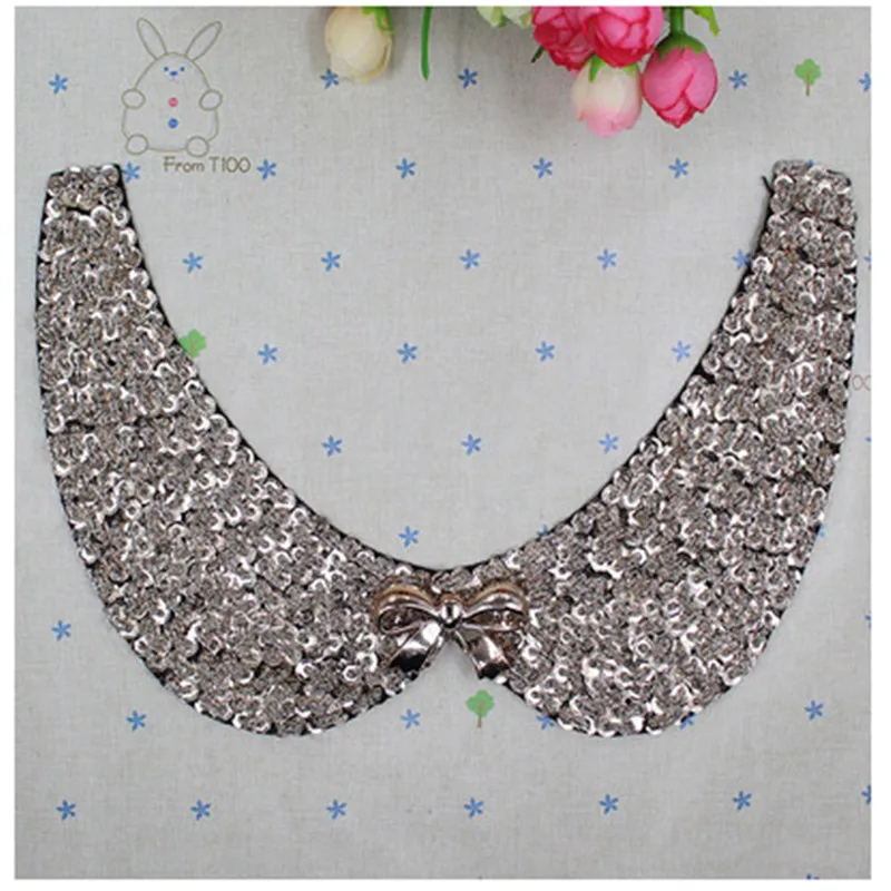 New Gold Sequin Flower Lace Collar 3D Fabric Fringe Trim Ribbon DIY Embroidery Applique Dubai Sewing Wedding Wide Guipure Supply
New Gold Sequin Flower Lace Collar 3D Fabric Fringe Trim Ribbon DIY Embroidery Applique Dubai Sewing Wedding Wide Guipure Supply