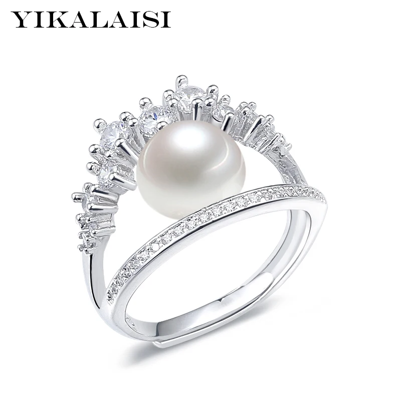 YIKALAISI 925 Sterling Silver jewelry Pearl jewelry Fashion 100% natural 8-9 mm Freshwater pearl rings wedding
YIKALAISI 925 Sterling Silver jewelry Pearl jewelry Fashion 100% natural 8-9 mm Freshwater pearl rings wedding
