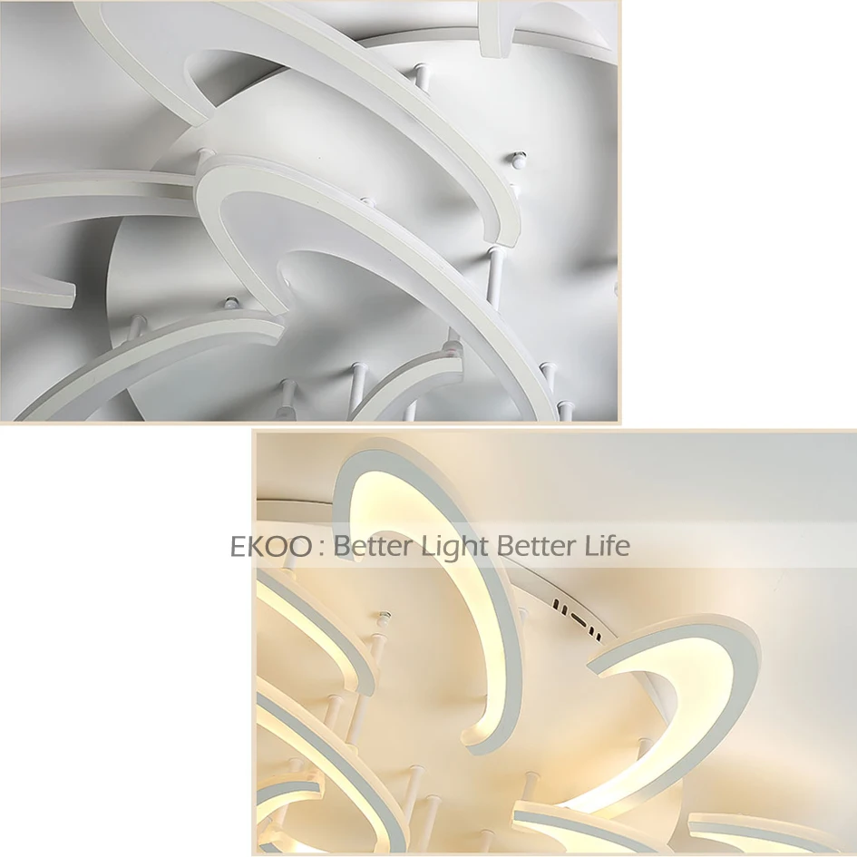 EKOO Led Ceiling Light Ultra-Thin Acrylic Lamp Living Room Bedroom Lamparas De Techo
EKOO Led Ceiling Light Ultra-Thin Acrylic Lamp Living Room Bedroom Lamparas De Techo