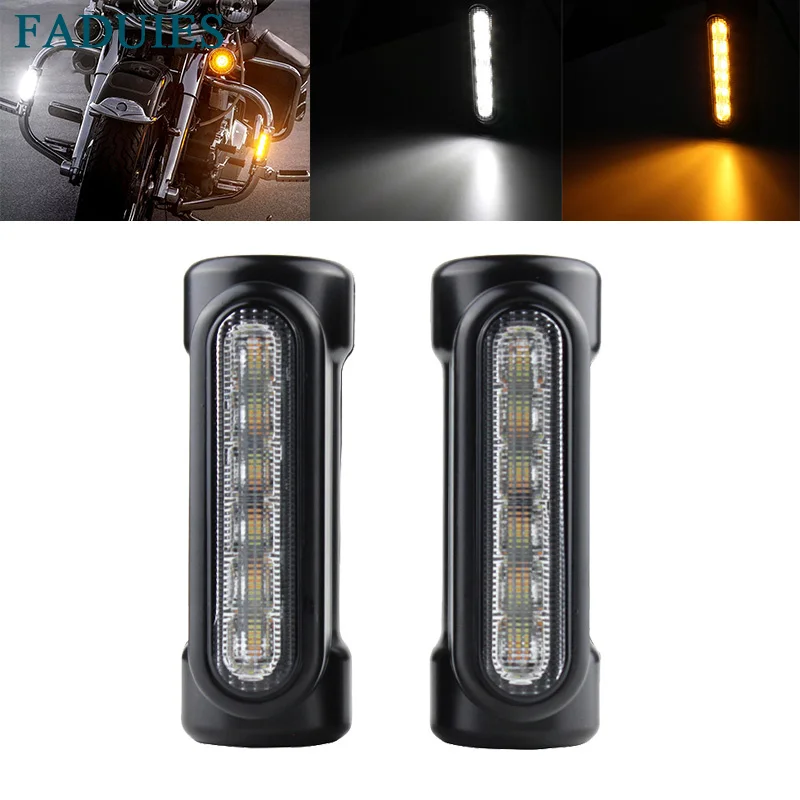 FADUIES Black Motorcycle Highway Bar Switchback for Motor Touring Models / VCTORY LED turn signal light Driving Light
FADUIES Black Motorcycle Highway Bar Switchback for Motor Touring Models / VCTORY LED turn signal light Driving Light