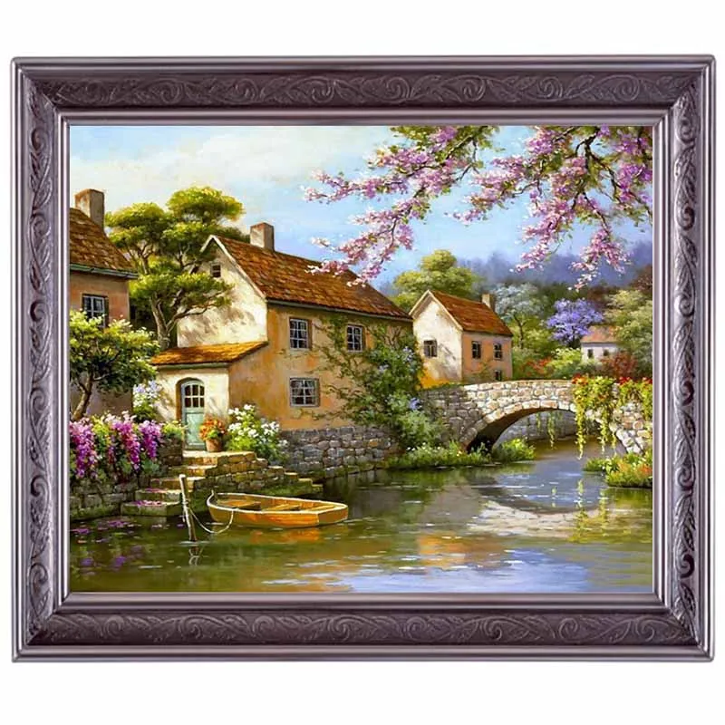 Golden panno,Needlework,Embroidery,DIY Landscape Painting,Cross stitch,kits,14ct bridge water Cross-stitch,Sets For Embroidery
Golden panno,Needlework,Embroidery,DIY Landscape Painting,Cross stitch,kits,14ct bridge water Cross-stitch,Sets For Embroidery