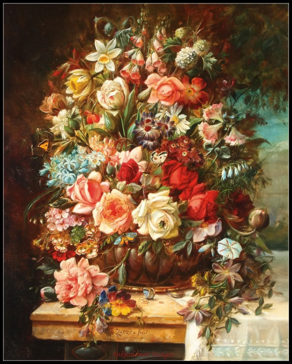 Needlework for embroidery DIY DMC Color - Counted Cross Stitch Kits 14 ct Oil painting - Floral Still Life
Needlework for embroidery DIY DMC Color - Counted Cross Stitch Kits 14 ct Oil painting - Floral Still Life