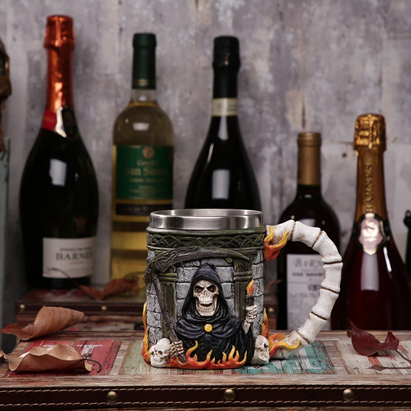 1Pcs 450ML Thanatos Mug With Hook Skull Cup For Drinking As A Gift Home Decoration
1Pcs 450ML Thanatos Mug With Hook Skull Cup For Drinking As A Gift Home Decoration