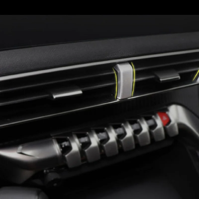 Stainless steel For Peugeot 3008 GT 5008 2017 2018 Car air conditioner Outlet decoration Cover trim Accessories Car Styling 1Pcs
Stainless steel For Peugeot 3008 GT 5008 2017 2018 Car air conditioner Outlet decoration Cover trim Accessories Car Styling 1Pcs