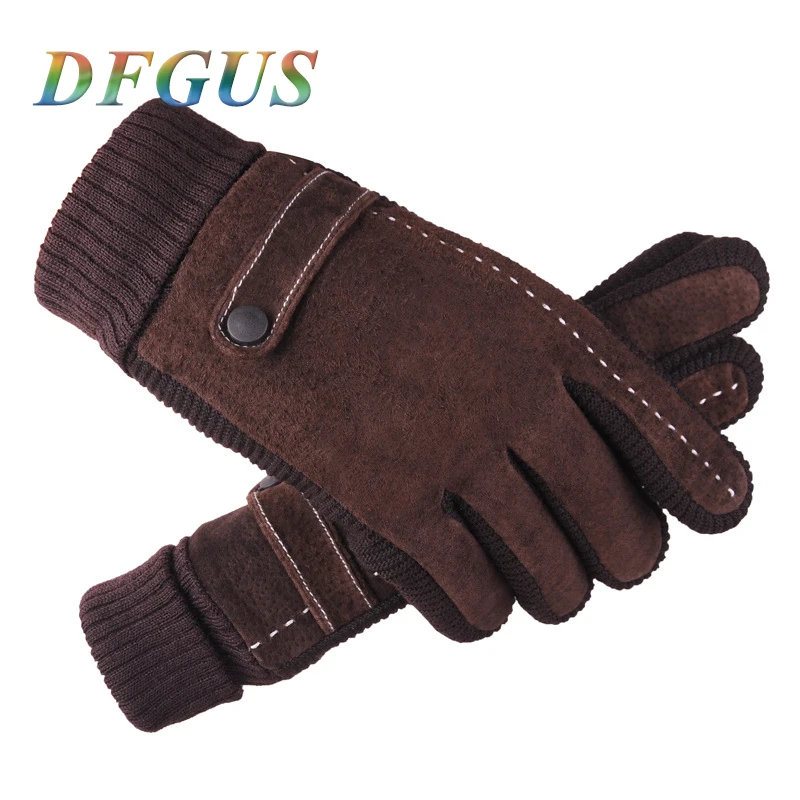 2017 Men's Warm Winter Gloves Genuine Leather Gloves Mittens Male Thick Thermal Leather Gloves High Quality Men Knitted Guantes
2017 Men's Warm Winter Gloves Genuine Leather Gloves Mittens Male Thick Thermal Leather Gloves High Quality Men Knitted Guantes