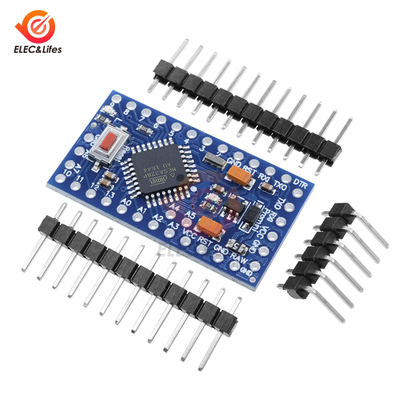 Плата для Arduino ATMEGA328P Pro Mini 328 mini, 1 шт., модуль для платы для Mini 328, 3,3 В, 8 МГц, 5 В/16 МГц, защита от обратной полярности
Плата для Arduino ATMEGA328P Pro Mini 328 mini, 1 шт., модуль для платы для Mini 328, 3,3 В, 8 МГц, 5 В/16 МГц, защита от обратной полярности