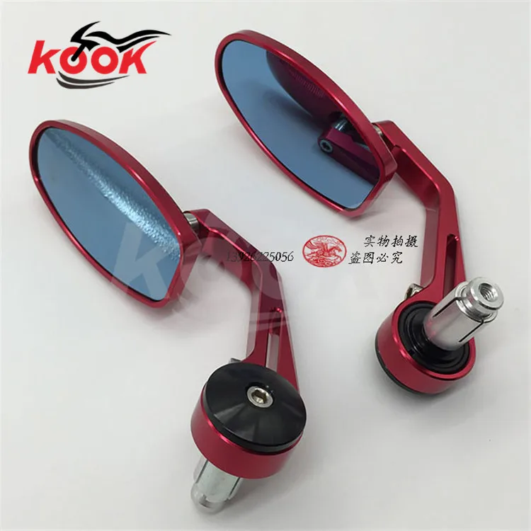 high quality 5 colors Aluminium motorcycle Side Mirrors 22mm handlebar end motorbike rearview mirror red gold black blue black
high quality 5 colors Aluminium motorcycle Side Mirrors 22mm handlebar end motorbike rearview mirror red gold black blue black