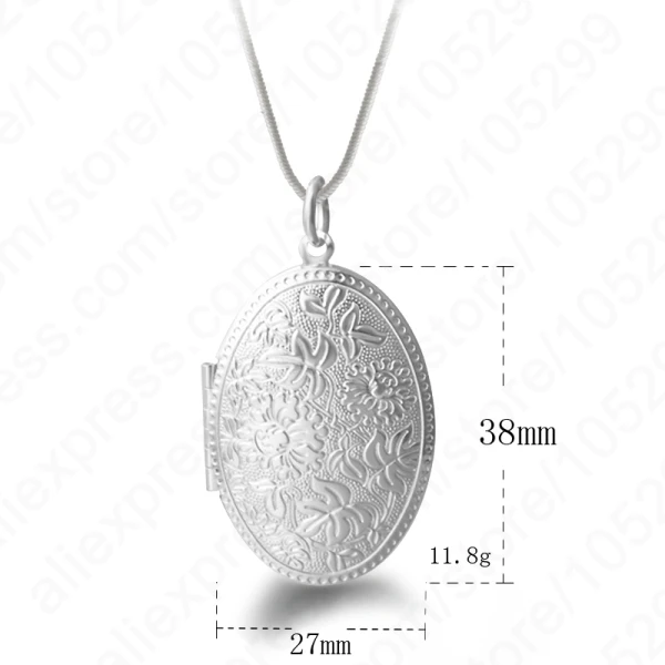 Vintage Photo Locket Necklace 925 Sterling Silver Jewelry Pendant Necklace Women Gift Free Shipping
Vintage Photo Locket Necklace 925 Sterling Silver Jewelry Pendant Necklace Women Gift Free Shipping