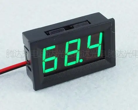 1pc 0.56inch Green NEW DC5-120V LED Voltmeter Digital Volt Meter for Automobile Motorcycle two wires 48*29*16mm
1pc 0.56inch Green NEW DC5-120V LED Voltmeter Digital Volt Meter for Automobile Motorcycle two wires 48*29*16mm