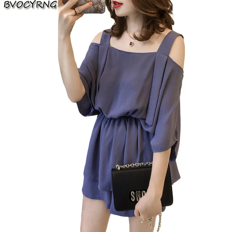 New Fashion Women Summer Casual Two Pieces Set Short Sleeve T-shirt + Elastic Waist shorts Pants female Plus size Sets A0134
New Fashion Women Summer Casual Two Pieces Set Short Sleeve T-shirt + Elastic Waist shorts Pants female Plus size Sets A0134