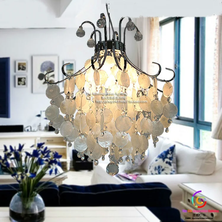 crystal shell pendant lights for living room restaurant bedroom modern hotel decorations white pendant lamps ZA
crystal shell pendant lights for living room restaurant bedroom modern hotel decorations white pendant lamps ZA