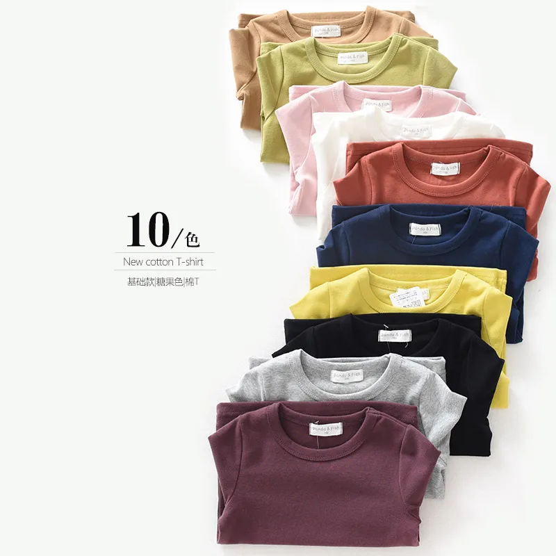 Autumn Winter Cotton Solid Causal Kids T Shirt Soft Breathable Full Sleeves Fashion Children Clothing Toddler Basic Homewear
Autumn Winter Cotton Solid Causal Kids T Shirt Soft Breathable Full Sleeves Fashion Children Clothing Toddler Basic Homewear