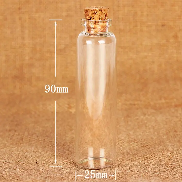 Hot sale 25 * 90mm chubby little glass bottle cork bottle wholesale Wishing 10pcs/lot
Hot sale 25 * 90mm chubby little glass bottle cork bottle wholesale Wishing 10pcs/lot