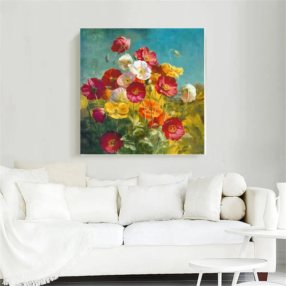 Vintage Home Decorations Colorful Flowers Poster Oil Painting Print on Canvas Flower Wall Art Picture for Living Room Wall Decor
Vintage Home Decorations Colorful Flowers Poster Oil Painting Print on Canvas Flower Wall Art Picture for Living Room Wall Decor