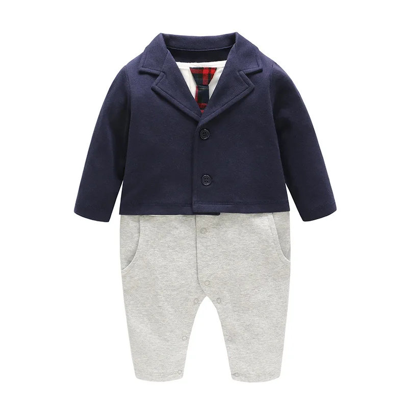 Vlinder Baby Boy Rompers Baby clothes Newborn Jumpsuit Fake two pieces Button Infant Pajamas Cotton Long Sleeves Jumpsuit
Vlinder Baby Boy Rompers Baby clothes Newborn Jumpsuit Fake two pieces Button Infant Pajamas Cotton Long Sleeves Jumpsuit