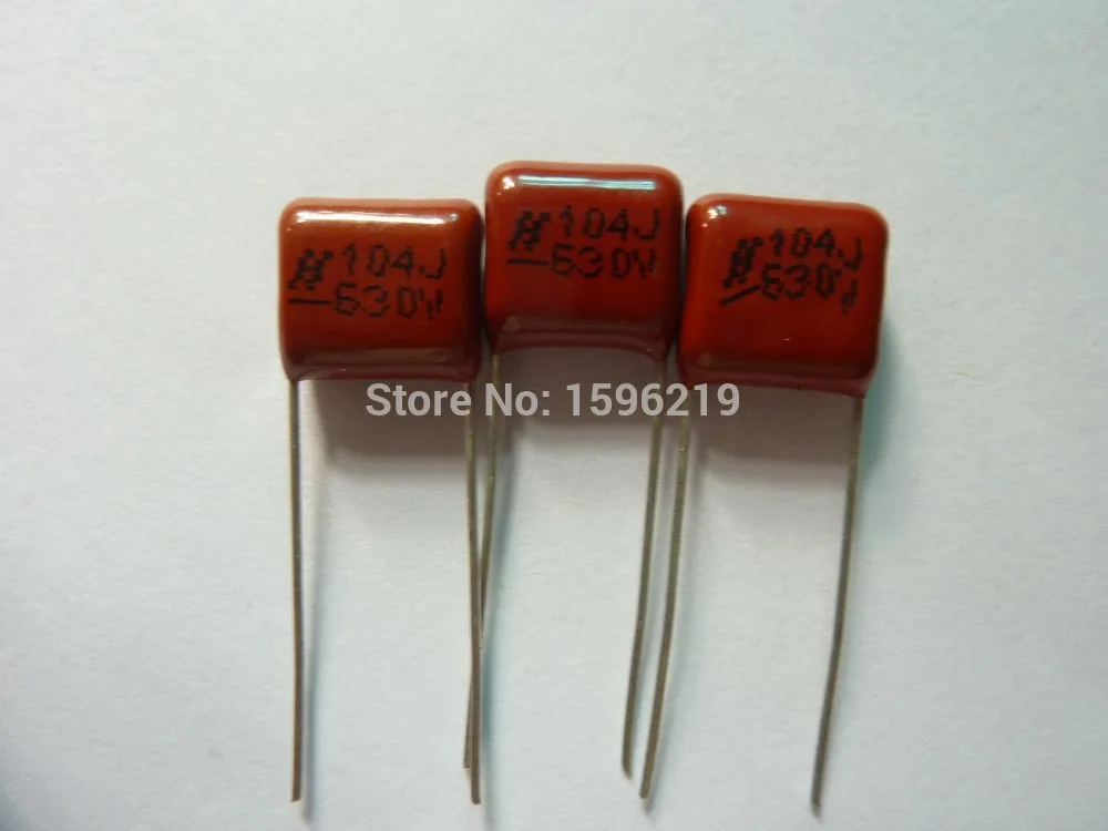 50 шт. CBB 104 630V 104J CBB21 0 1 мкФ 100nF P10 Металлизированный Полипропиленовый пленочный