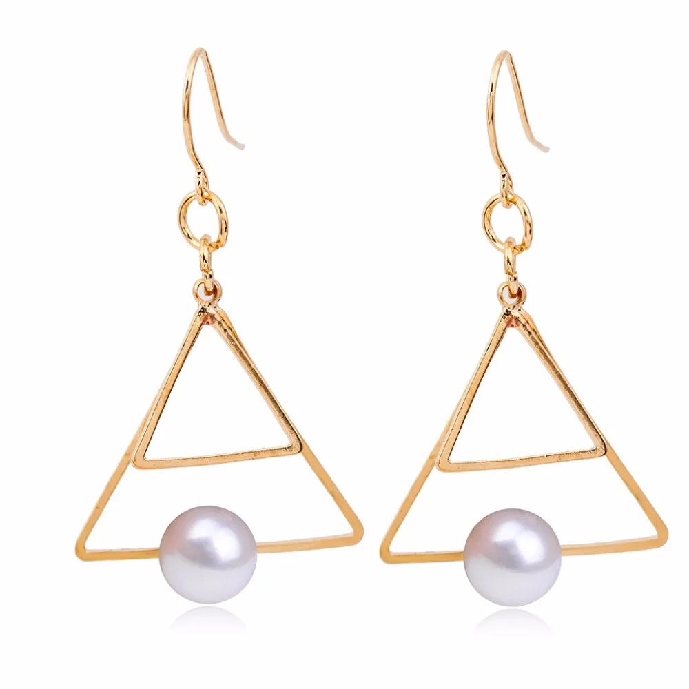 Double Hollow Triangle Simulated Pearl Hook & Clip Women Dangle Earrings Drop Earrings
Double Hollow Triangle Simulated Pearl Hook & Clip Women Dangle Earrings Drop Earrings