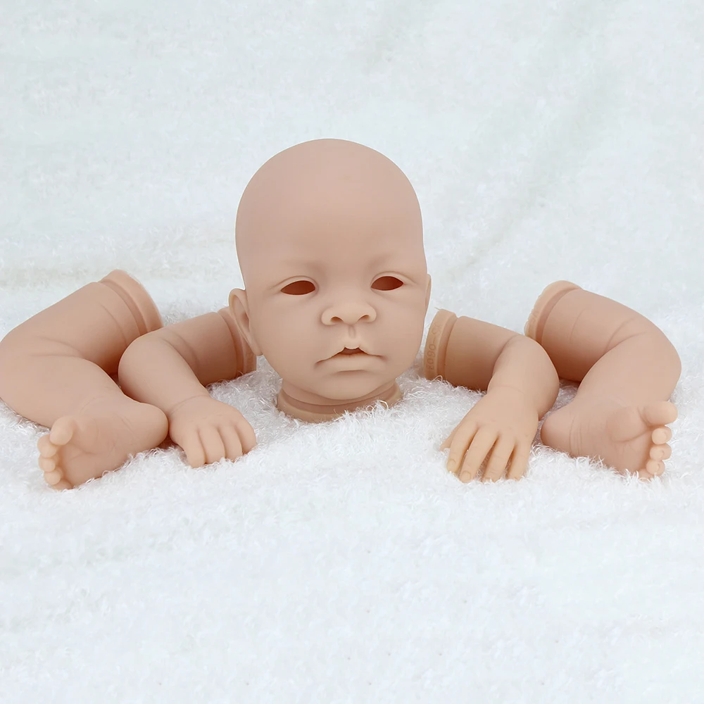 Набор неокрашенных кукол Реборн 55 см Мягкий силикон винил Реалистичная детская