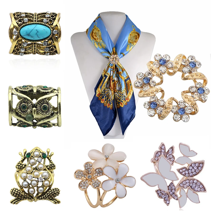 Fashion Enamel Crystal Flower Brooch Scarf Buckle Bohemia Owl Frog Butterfly Scarf Clips Vintage Animal Jewelry For Women Gifts
Fashion Enamel Crystal Flower Brooch Scarf Buckle Bohemia Owl Frog Butterfly Scarf Clips Vintage Animal Jewelry For Women Gifts